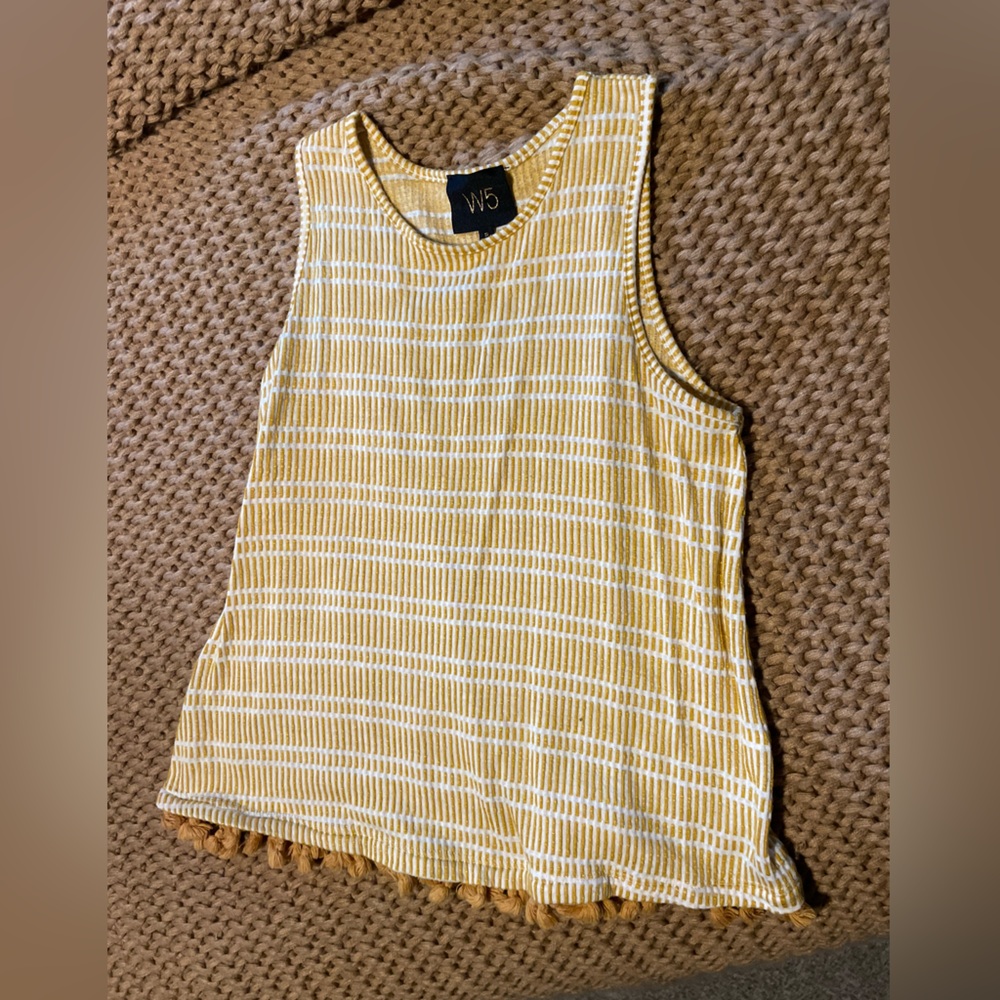 Striped Yellow Tank